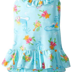 iPlay Swim Diaper Tanksuit Cross Back Straps - Blue