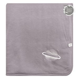 Perlimpinpin My Peek-a-Boo Blanket (Plum with Planet)