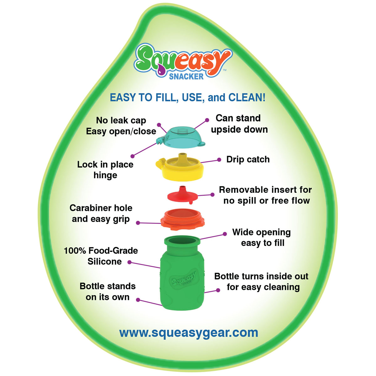 SQUEASY SPORT – Aqua 16 0Z (approx. 473ml) - Image 4