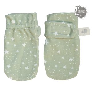 Perlimpinpin Bamboo Scratch Mittens Stars