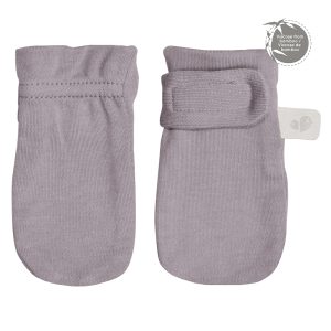 Perlimpinpin Bamboo Scratch Mittens Plum
