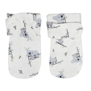 Perlimpinpin Bamboo Scratch Mittens - Koalas