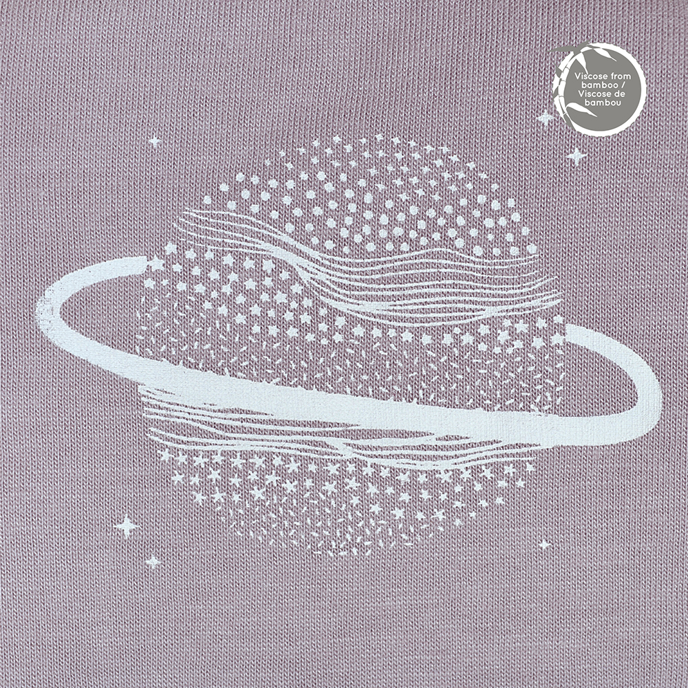 Perlimpinpin Bamboo Newborn Cocoon Plum with Planet - Image 2