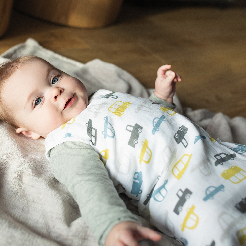 Perlimpinpin Muslin Nap Bag Cars - Image 2
