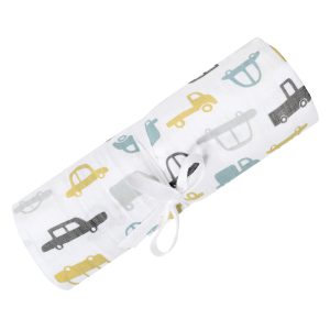 Perlimpinpin Muslin Swaddle - Cars