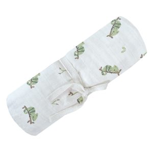 Perlimpinpin Muslin Swaddle - Chameleon