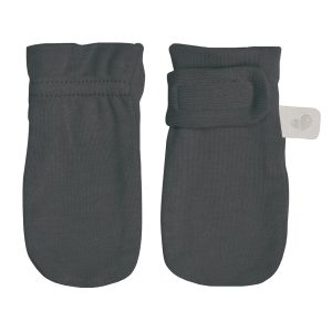 Perlimpinpin Bamboo Scratch Mittens - Charcoal