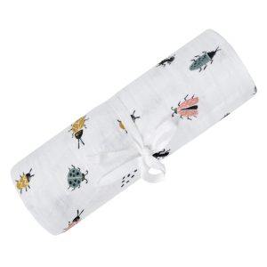 Perlimpinpin Muslin Swaddle - Insects