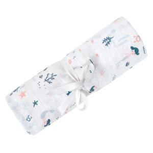 Perlimpinpin Muslin Swaddle - Mermaids