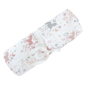 Perlimpinpin Muslin Swaddle - Pink Unicorn