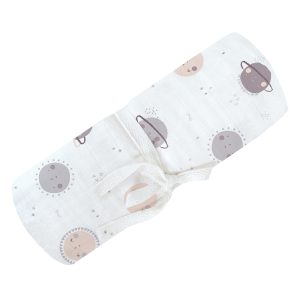 Perlimpinpin Muslin Swaddle - Plum Planet