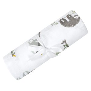 Perlimpinpin Muslin Swaddle - Sloth