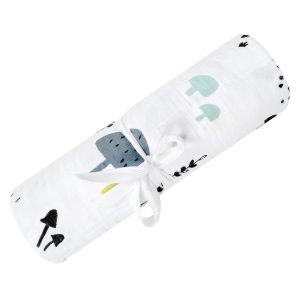 Perlimpinpin Muslin Swaddle - Snails