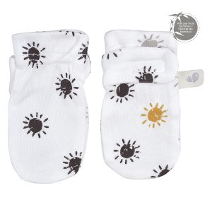 Perlimpinpin Bamboo Scratch Mittens Suns