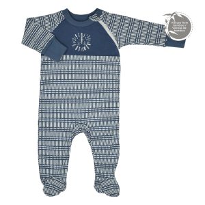 Perlimpinpin Bamboo Pajama Navy Sticks