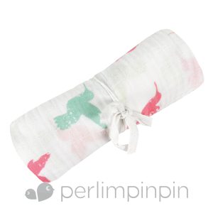 Perlimpinpin Muslin Swaddle - Hummingbird