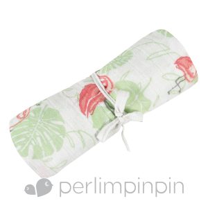 Perlimpinpin Muslin Swaddle - Flamingoes