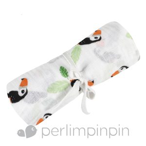 Perlimpinpin Muslin Swaddle - Tucans