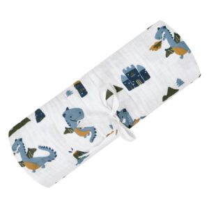 Perlimpinpin Muslin Swaddle - Dragons