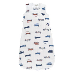 Perlimpinpin Bamboo Muslin Nap Bag Vintage Cars